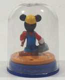 Yujin Disney Mickey Mouse Miniature 1 1/8" Tall Toy Figure in Dome Case