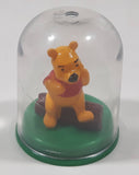 Yujin Disney Winnie The Pooh Miniature 1 1/4" Tall Toy Figure in Dome Case