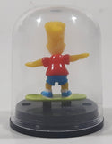 Yujin The Simpsons Bart Simpson Miniature 1 1/4" Tall Toy Figure in Dome Case