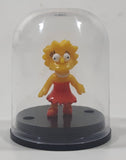 Yujin The Simpsons Lisa Simpson Miniature 1 1/8" Tall Toy Figure in Dome Case