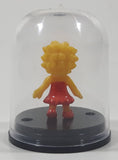 Yujin The Simpsons Lisa Simpson Miniature 1 1/8" Tall Toy Figure in Dome Case