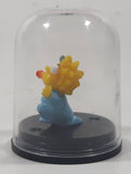 Yujin The Simpsons Maggie Simpson Miniature 1" Tall Toy Figure in Dome Case