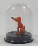 Yujin The Simpsons Santa's Little Helper Miniature 7/8" Tall Toy Figure in Dome Case