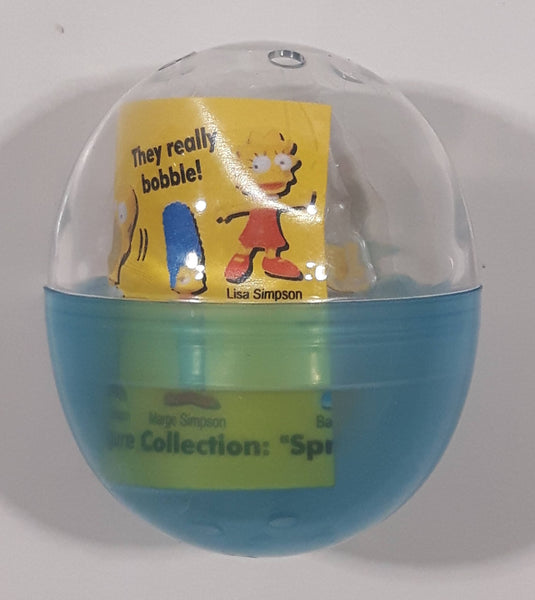 2002 Tomy The Simpsons Bart Simpson Miniature 1 5/8" Tall Toy Figure in Egg
