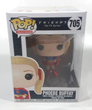 2018 Funko Pop! Television Friends The TV Series #705 Phoebe Buffay in Supergirl Costume 4" Tall Toy Vinyl Figure New in Box