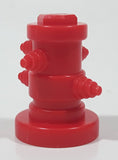 Small Red Plastic 1 3/8" Tall Toy Fire Hydrant
