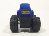 #5 Racing Monster Truck Blue Plastic 2 1/8" Long Toy Car Vehicle