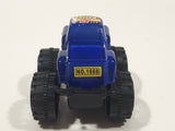 #5 Racing Monster Truck Blue Plastic 2 1/8" Long Toy Car Vehicle