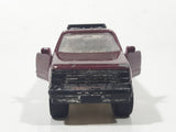 Maisto Ford Explorer Burgundy 1/42 Scale Pullback Motorized Friction Die Cast Toy Car Vehicle with Opening Doors Wheel Damage