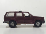 Maisto Ford Explorer Burgundy 1/42 Scale Pullback Motorized Friction Die Cast Toy Car Vehicle with Opening Doors Wheel Damage