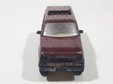 Maisto Ford Explorer Burgundy 1/42 Scale Pullback Motorized Friction Die Cast Toy Car Vehicle with Opening Doors Wheel Damage