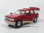 1994 Road Champs Ford Explorer Red 1/43 Scale Die Cast Toy Car Vehicle with Opening Doors and Hatch