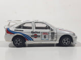 Burago Ford Escort RS Cosworth White 1/43 Scale Die Cast Toy Car Vehicle
