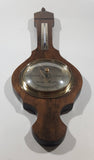 Vintage Tradition Brand Thermometer Barometer Wood Cased Banjo Style Weather Station 54058 Made in Japan