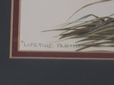 Ducks Unlimited Artist Art Lamay "Lifetime Partners" 11" x 13" Framed Wildlife Art Print