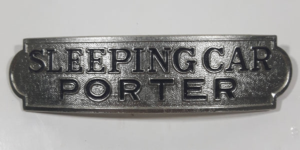 Antiques Railroad Railway Train Sleeping Car Porter Metal Hat Badge Missing One Clip