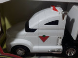 Canadian Tire Big Rig Semi Truck 18-Wheeler Sounds Lights Driving Action White 24" Long Plastic Toy Vehicle New in Box