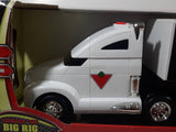 Canadian Tire Big Rig Semi Truck 18-Wheeler Sounds Lights Driving Action White 24" Long Plastic Toy Vehicle New in Box