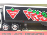 Canadian Tire Big Rig Semi Truck 18-Wheeler Sounds Lights Driving Action White 24" Long Plastic Toy Vehicle New in Box