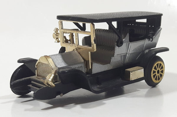 Summer Marz S8032 1907 Peugeot Silver Grey 1/47 Scale Die Cast Toy Classic Antique Car Delivery Vehicle Broken Off Parts