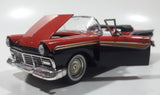Arko 1957 Ford Skyliner Convertible Red 1/32 Scale Die Cast Toy Car Vehicle with Opening Doors and Hood