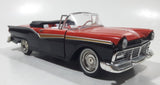 Arko 1957 Ford Skyliner Convertible Red 1/32 Scale Die Cast Toy Car Vehicle with Opening Doors and Hood