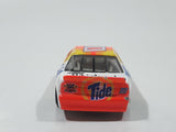 1997 Hot Wheels Pro Racing NASCAR #10 Ricky Rudd Tide Ford Thunderbird Orange and White Die Cast Race Car Vehicle
