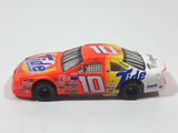 1997 Hot Wheels Pro Racing NASCAR #10 Ricky Rudd Tide Ford Thunderbird Orange and White Die Cast Race Car Vehicle