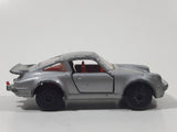 Vintage 1978 Lesney Matchbox Superfast No. 3 Porsche Turbo Silver Grey Die Cast Toy Car Vehicle with Opening Doors