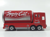Very Hard To Find Rare Coca Cola Sporty Coke Truck Red and White Die Cast Toy Car Vehicle
