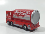 Very Hard To Find Rare Coca Cola Sporty Coke Truck Red and White Die Cast Toy Car Vehicle
