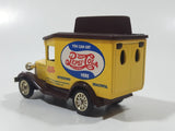 Golden Wheels Pepsi Cola Delivery Truck Yellow and Brown Die Cast Toy Car Vehicle