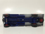 1991 Hartoy AHL American Highway Legends Mobil Oil Mobil Gas Peterbilt 260 Panel Stake Truck Blue and White Die Cast Toy Car Vehicle 5" Long
