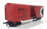 HO Scale CP Rail CP 202199 Box Car Red Plastic Train Car Vehicle Busted Side