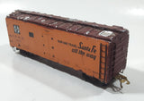 HO Scale Sante Fe S.F.R.D. 4313 Reefer Box Car Wood Metal Train Car Vehicle