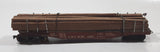 HO Scale C.&N. W.RY 4259 Flat Deck Car Brown Toy Train Car Vehicle with Wood Load