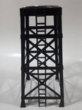Black Metal Water Tower 8" Tall