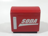 Miniature 2 1/4" Wide Red Plastic Beverage Cooler