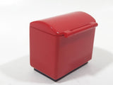 Miniature 2 1/4" Wide Red Plastic Beverage Cooler