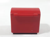 Miniature 2 1/4" Wide Red Plastic Beverage Cooler