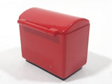 Miniature 2 1/4" Wide Red Plastic Beverage Cooler