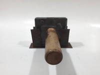 Antique Wood Handles Lead Egyptian Soldier Mold