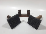 Antique Wood Handles Lead Egyptian Soldier Mold