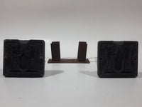 Antique Wood Handles Lead Egyptian Soldier Mold