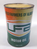 Vintage UFA United Farms of Alberta Extra H.D. SAE 30 Motor Oil 5 7/8" Tall One Litre Metal Oil Can EMPTY
