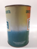 Vintage UFA United Farms of Alberta Extra H.D. SAE 30 Motor Oil 5 7/8" Tall One Litre Metal Oil Can EMPTY