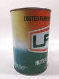 Vintage UFA United Farms of Alberta Extra H.D. SAE 30 Motor Oil 5 7/8" Tall One Litre Metal Oil Can EMPTY