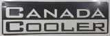 Rare Vintage Canada Cooler Wine 8 1/2" x 28" Embossed Tin Metal Sign