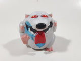TigerHead Rat Toys Shakeheadz Crazy Pets Series Single White Rat 2 1/2" Tall Plastic Toy Figure with Sounds