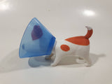 2019 McDonald's Secret Life Of Pets 2 Movie Bobbler Max Dog with Cone 3 1/2" Long Plastic Toy Figure
